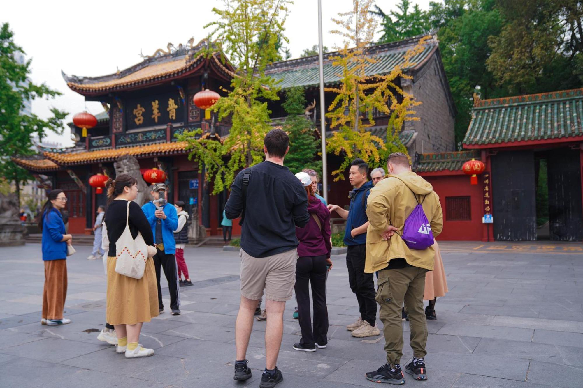 Chengdu Mix Hostel Courtyard Poshpacker Exterior foto